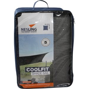 Nesling Sonnensegel Coolfit Grau 500 cm x 500 cm