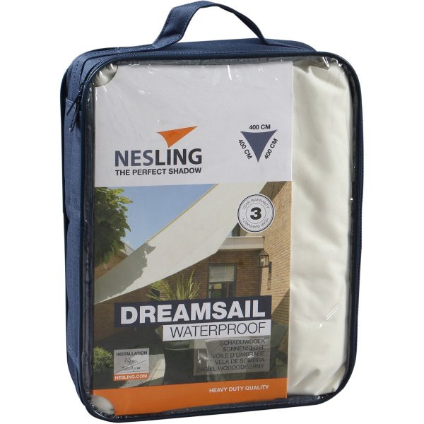 Nesling Sonnensegel Dreamsail Weiß 400 cm x 400 cm x 400 cm