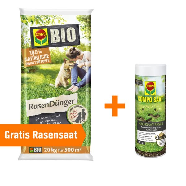 Compo BIO Rasendünger 20 kg