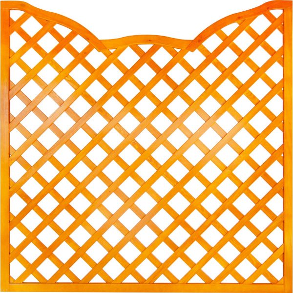 Andrewex Zaunelement Calais LP Gitter-Bogen 180 cm x 180 cm Pinie FSC®