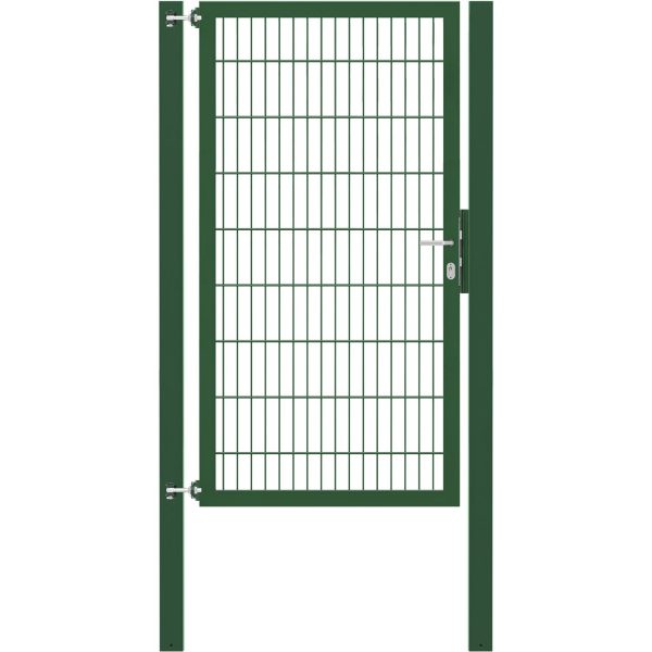 Einzeltor Flexo Plus 100 cm x 180 cm Pfosten 80 cm x 80 cm Grün