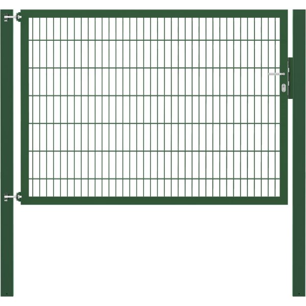 Einzeltor Flexo Plus 200 cm x 140 cm Pfosten 100 cm x 100 cm Grün
