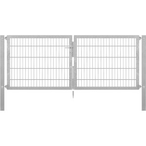 Doppeltor Flexo Plus 250 cm x 100 cm Pfosten 80 cm x 80 cm Feuerverzinkt