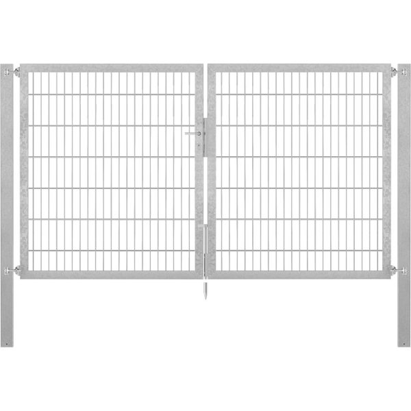 Doppeltor Flexo Plus 250 cm x 140 cm Pfosten 80 cm x 80 cm Feuerverzinkt