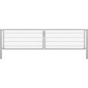 Doppeltor Flexo Plus 400 cm x 100 cm Pfosten 100 cm x 100 cm Feuerverzinkt