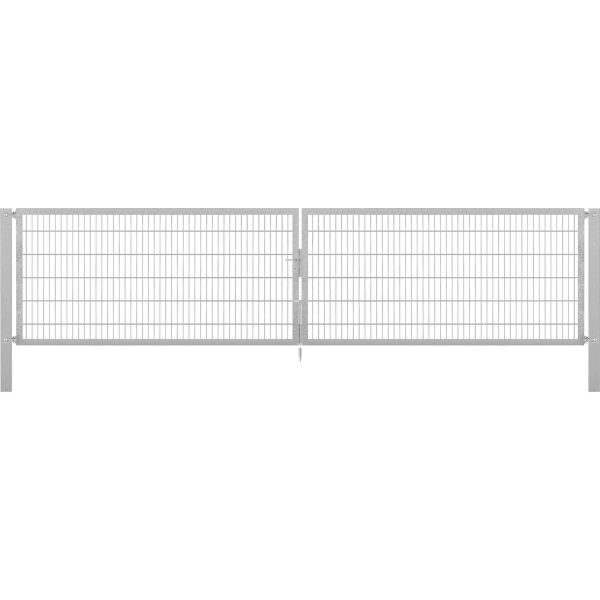 Doppeltor Flexo Plus 500 cm x 120 cm Pfosten 100 cm x 100 cm Feuerverzinkt