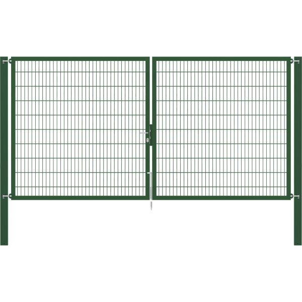 Doppeltor Flexo Plus 400 cm x 200 cm Pfosten 100 cm x 100 cm Grün