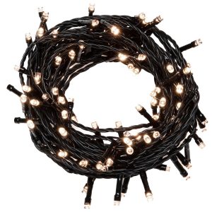 Konstsmide Micro LED Lichterkette 500 Warm-Weiße Dioden 24V Außen Trafo