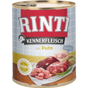Rinti Hunde-Nassfutter Kennerfleisch Pute 800 g