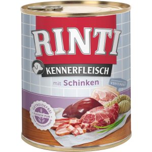Rinti Hunde-Nassfutter Kennerfleisch Schinken 800 g