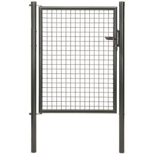 Einzeltor für Maschendraht- und Fix-Clip Pro-Zaun Anthrazit-Met. 125 cm x 100 cm