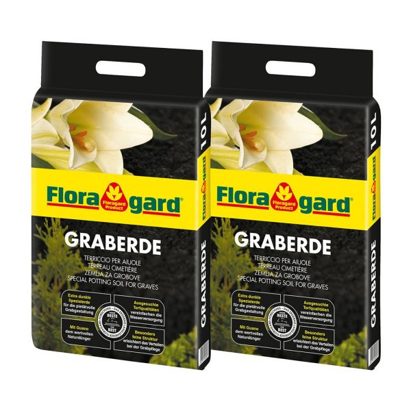 Floragard Graberde 2 x 10 l