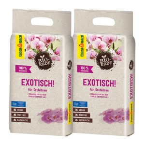 Floragard Bio-Orchideenerde Exotisch 2 x 3 l