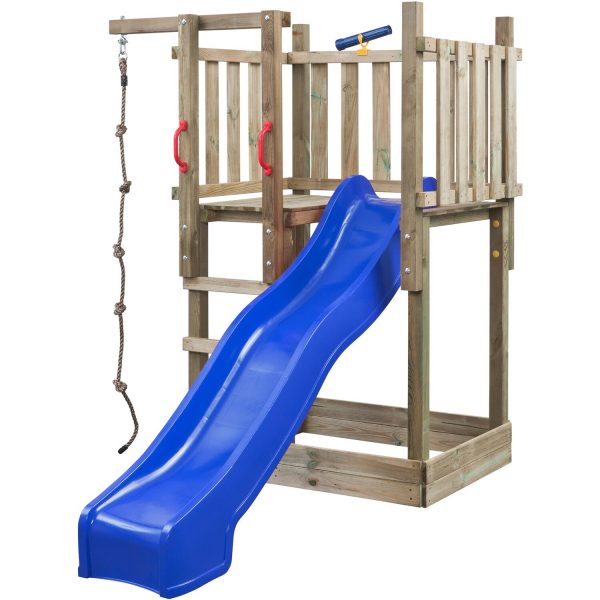 SwingKing Spielturm Mario mit Rutsche 131 cm x 250 cm x 210 cm