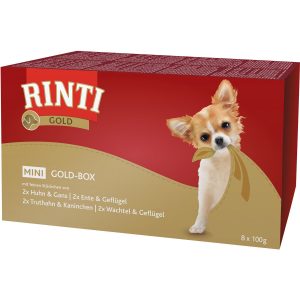 Rinti Hunde-Nassfutter Gold Mini-Box 8 x 100 g