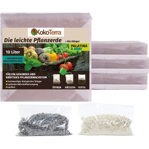 KokoTerra Palatina Aqua Pflanzerde 40 l mit Mineralien vulkanischen Ursprungs