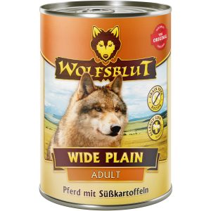 Wolfsblut Hunde-Nassfutter Wide Plain Adult Pferd mit Süßkartoffeln 395 g