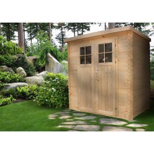 Timbela Gartenhaus/Gerätehaus Holz M310F+M310G 2