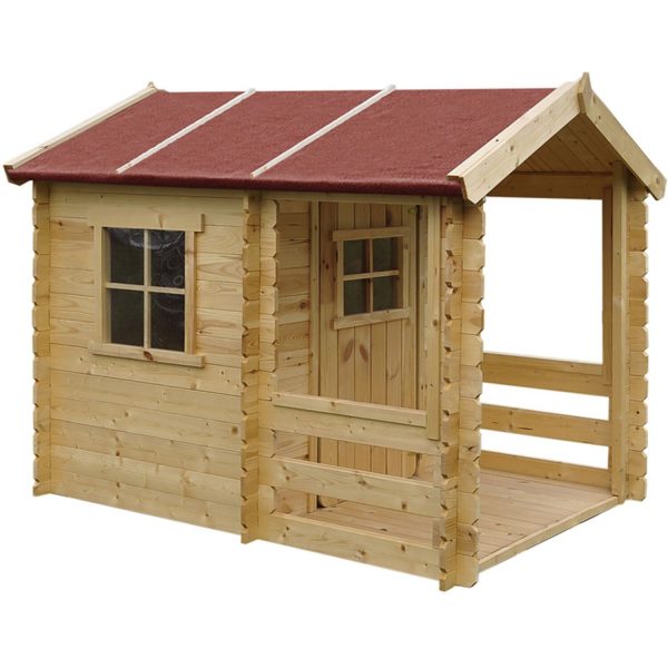 Timbela Kinderspielhaus Holz M501A 1