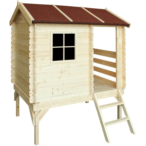 Timbela Kinderspielhaus Holz M501B 1