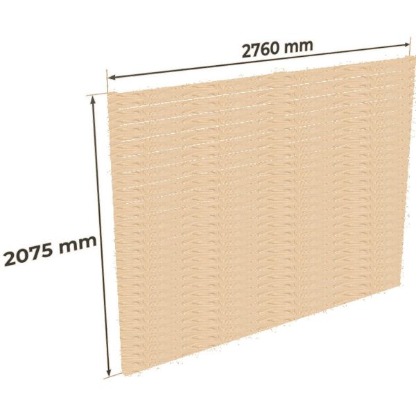 Holzbrüder Carport-Rückwand Ralf Fichte 207