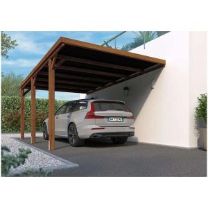 Alpholz Carport Victor KDI Braun B 316 cm x T 511 cm