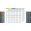 Industrie-Zaunset 8/6/8 Doppelstab 9 Matten+10 Pfosten 250/123 cm Freie Farbwahl