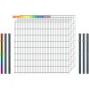 Industrie-Zaunset 8/6/8 Doppelstab 5 Matten +6 Pfosten 250/163 cm Freie Farbwahl
