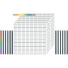 Industrie-Zaunset 8/6/8 Doppelstab 11 Matten+12 Pfosten 250/163 cm Freie Farbw.