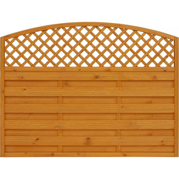 Sichtschutzzaun Element Bordeaux Pinienfarben 120/135 cm x 180 cm FSC®