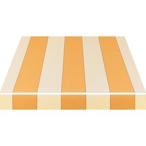 Spettmann Gelenkarmmarkise Star Klassik B 350 x T 250 cm Beige-Orange Gestreift