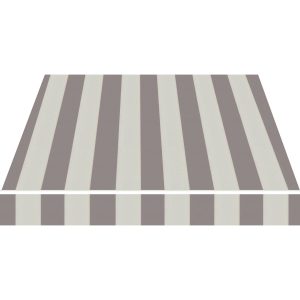 Spettmann Gelenkarmmarkise Star Klassik B 450 cm x T 250 cm Beige-Grau Gestreift