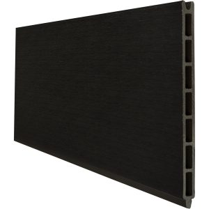 GroJa Solid Grande Einzelprofil Steckzaun 180 x 253 cm Schwarz