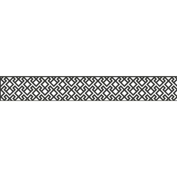GroJa Steckzaun Designeinsatz Abstract 180 x 30 cm DB703