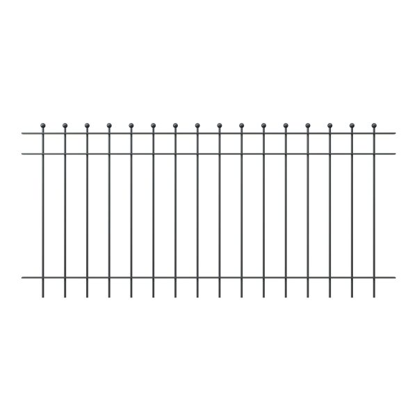 Eleo Gartenzaun Como 96 cm x 90 cm Pulverbeschichtet DB703