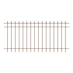 Eleo Gartenzaun Como 96 cm x 90 cm Unbeschichtet