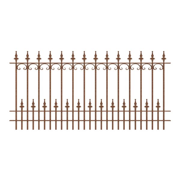 Eleo Zaun Lucca Unbeschichtet 96 cm