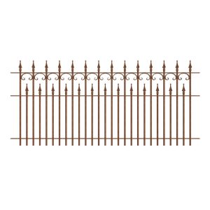 Eleo Zaun Lugano Unbeschichtet 96 cm