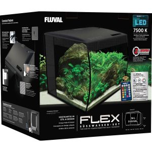Fluval Aquarium-Set Flex LED 34 l Schwarz
