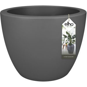 Elho Blumentopf Pure Soft mit Rollen Ø 49 cm Anthrazit