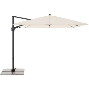 Derby Kurbel-Pendelschirm DX ca. 276 cm x 276 cm Natur