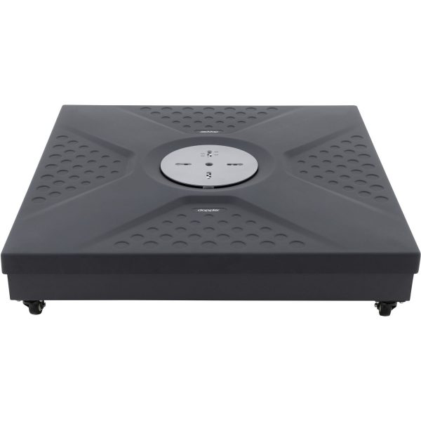 Doppler Stahlrahmenständer Active Easy Push Sockel 88 cm x 88 cm Grau