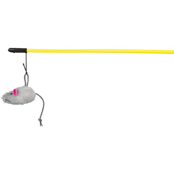 Jollypaw Spielangel mit Plüschmaus 50 cm