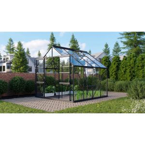 Vitavia Gewächshaus Meridian 2 - 6700 ESG 3 mm - Schwarz Vorzugsset