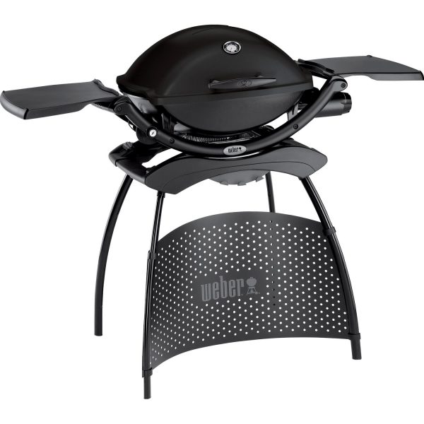 Weber Gasgrill Q 2200 mit 1 Brenner und Standgestell Schwarz