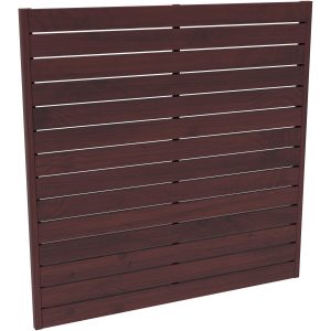 Andrewex Sichtschutzzaunelement Faro Braun lackiert 180 cm x 180 cm FSC®