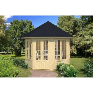 Finntherm Pavillon Louise-40 Naturbelassen 288 cm x 288 cm