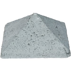 Betonzaun-Pfostenkappe einseitig 11 cm x 11 cm