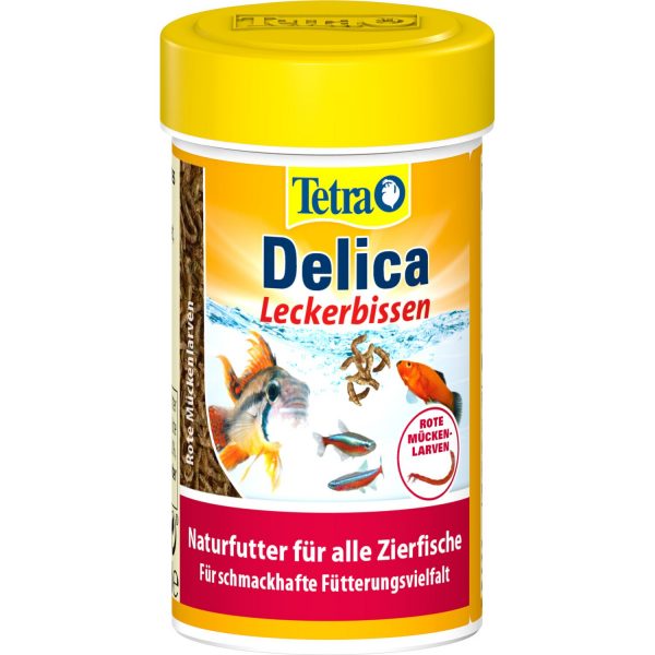 Tetra Aquarium-Fischfutter Delica Mückenlarven 100 ml