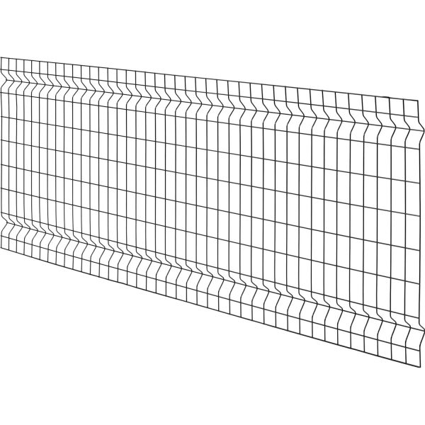 3D-Einstabmattenzaun Anthrazit 80 x 200 cm